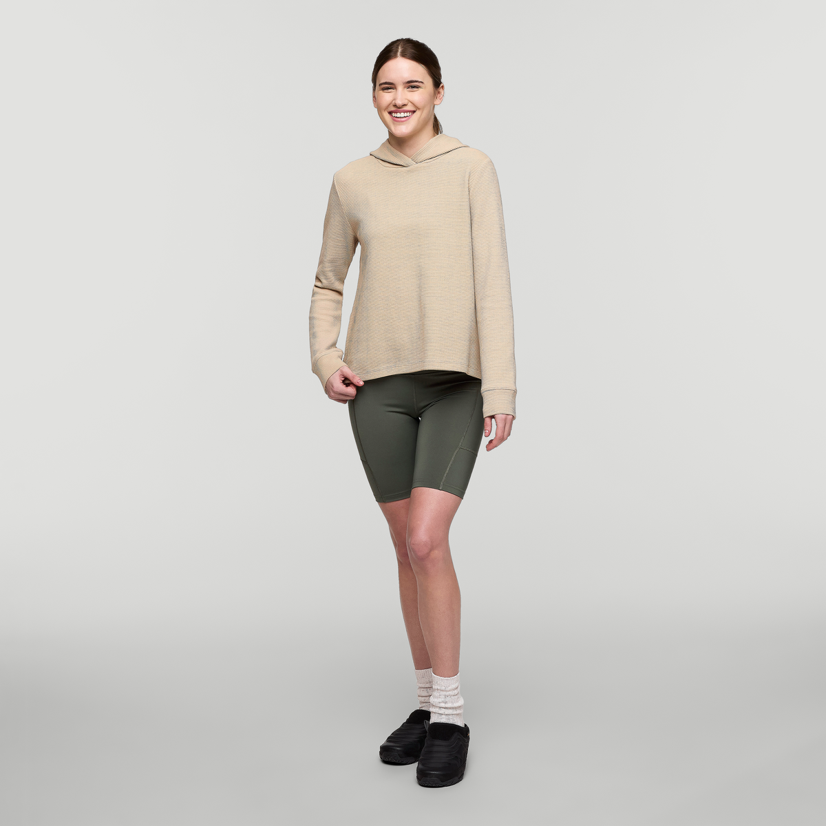 Atajo Long-Sleeve Waffle Hoodie - Women's - Image 2