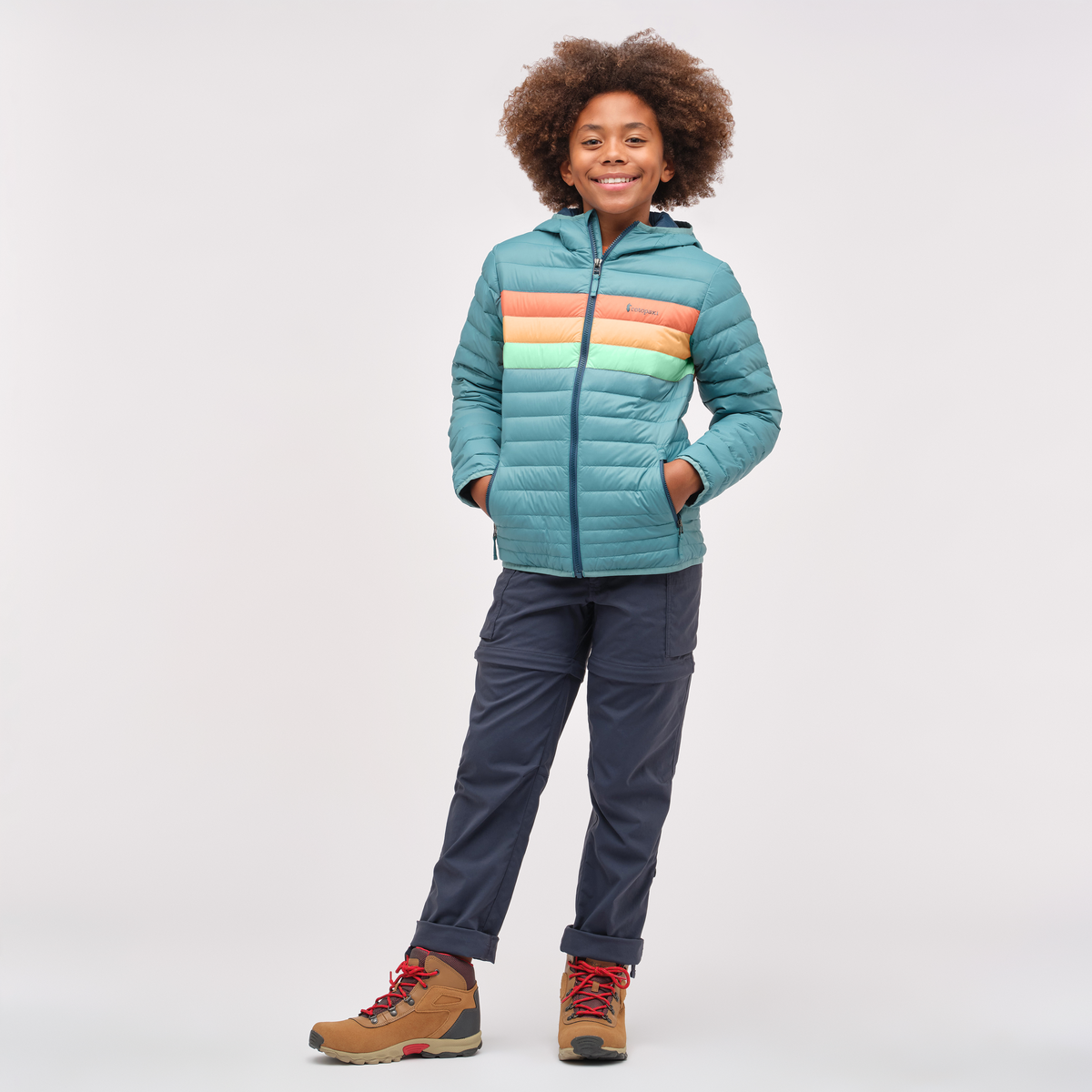 Fuego Hooded Down Jacket - Kids' - Image 2