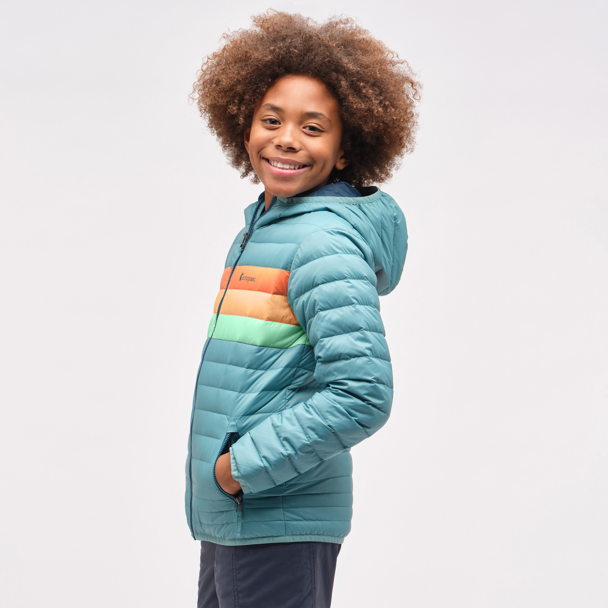 Fuego Hooded Down Jacket - Kids' - Image 3