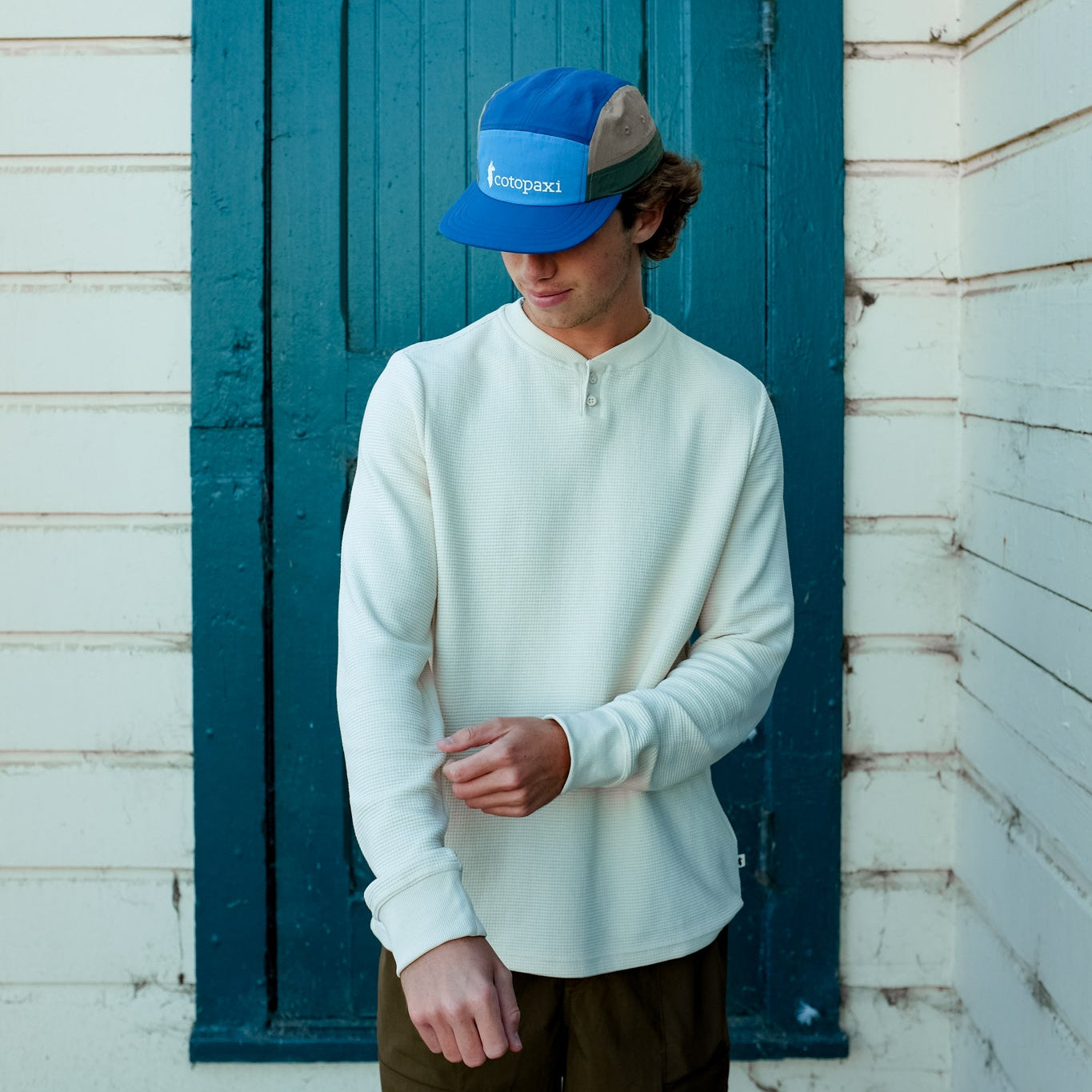 Atajo Long-Sleeve Waffle Henley - Men's - Image 15